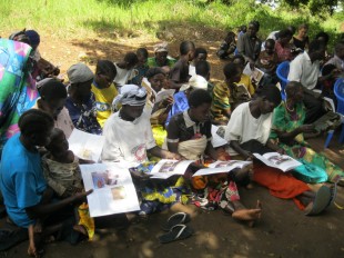 Women in Lukodi during the launch of the Lukodi massacre report Women in Lukodi during the launch of the Lukodi massacre report